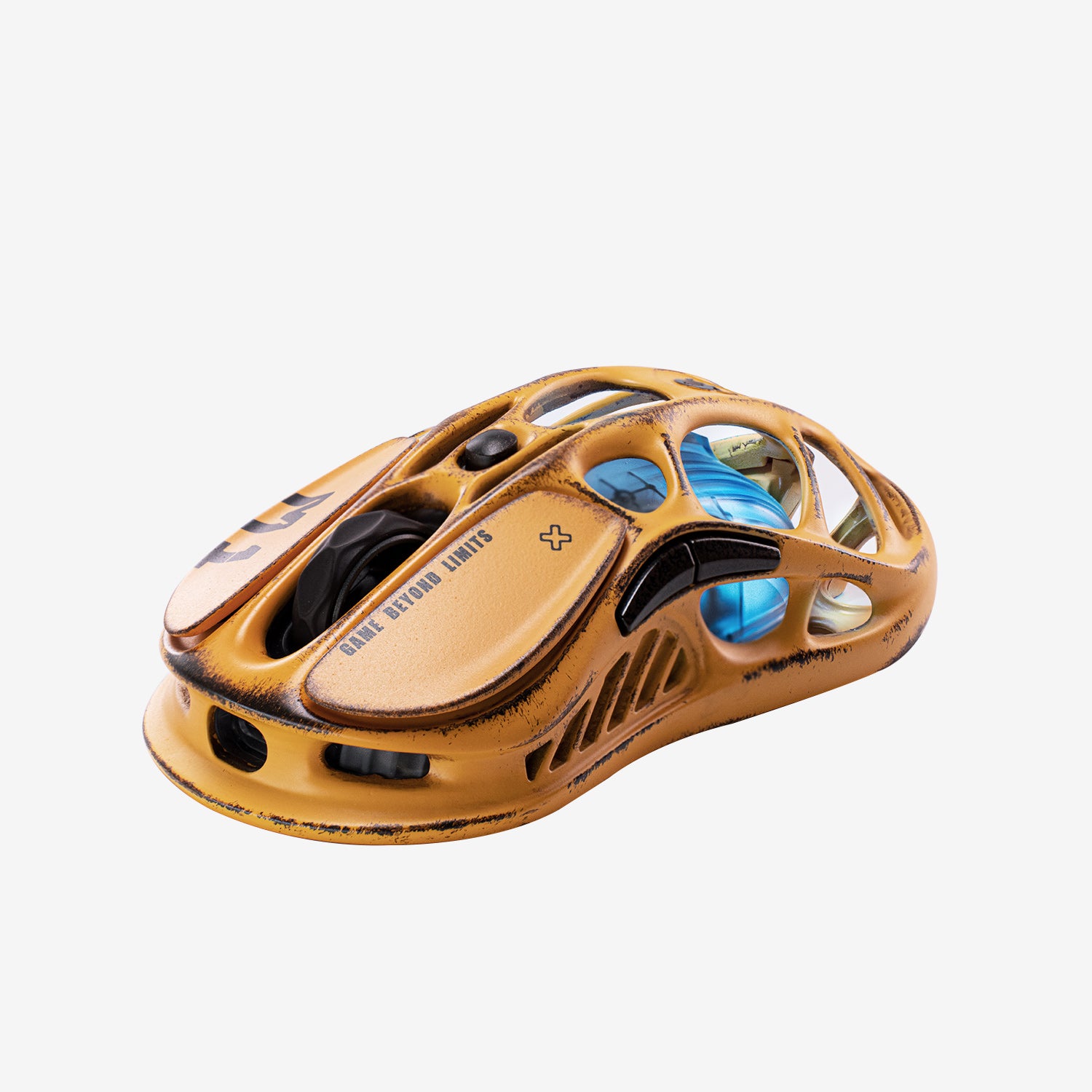 Mouse GRAVASTAR Mercury M1 Pro Edición Especial Battle-Worn Yellow