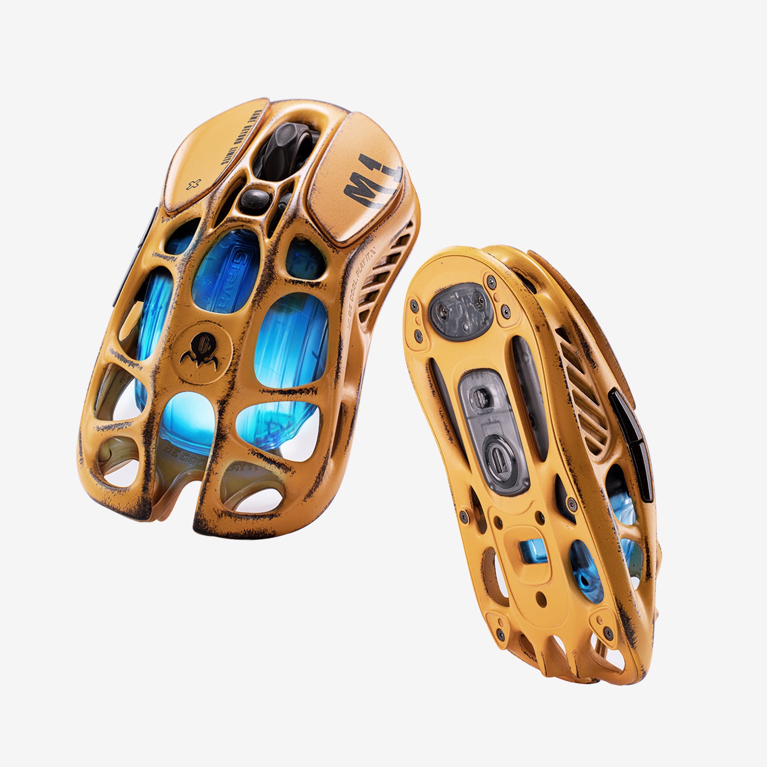 Mouse GRAVASTAR Mercury M1 Pro Edición Especial Battle-Worn Yellow