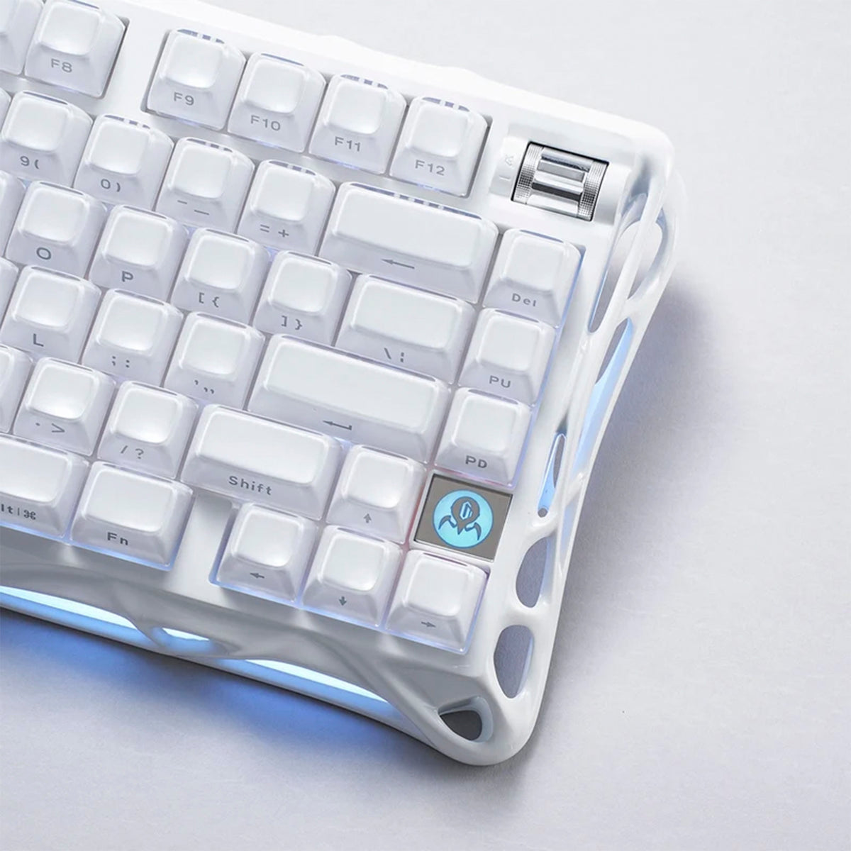 Teclado Mecánico GRAVASTAR Mercury K1 Opaline White