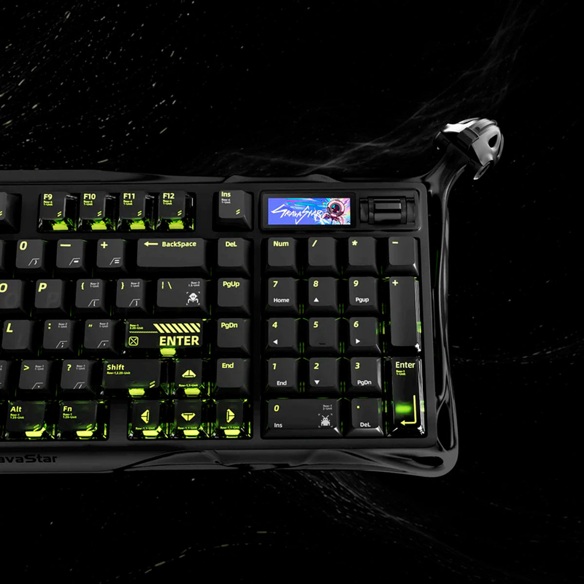 Teclado Mecánico GRAVASTAR Mercury K98 Pro Edición Phantom Black