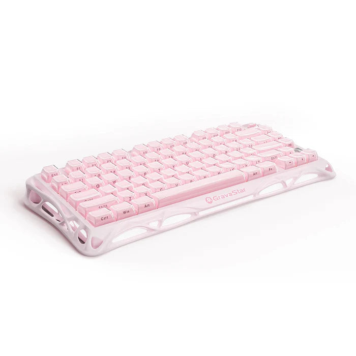 Teclado Mecánico GRAVASTAR Sakura Pink Mercury K1 - Edición Especial