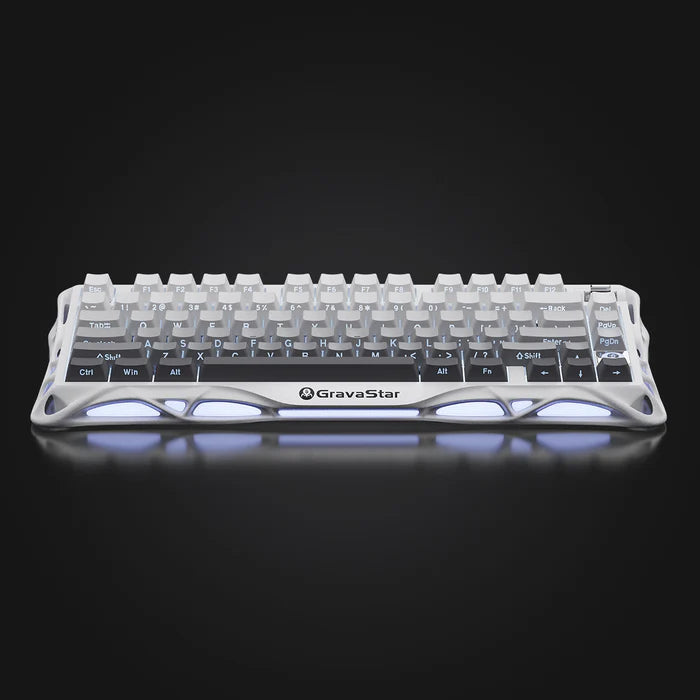 Teclado Mecánico GRAVASTAR Mercury K1 Gradient White