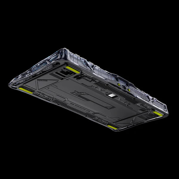 Teclado Magnético GRAVASTAR Mercury K1 Lite Transparent Black