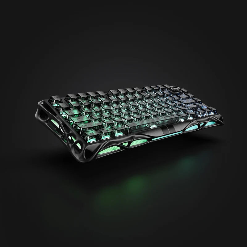 Teclado Magnético Hall Effect GRAVASTAR Mercury V75 Stealth Black