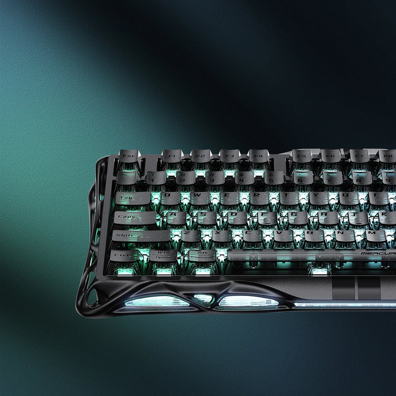 Teclado Magnético Hall Effect GRAVASTAR Mercury V75 Stealth Black