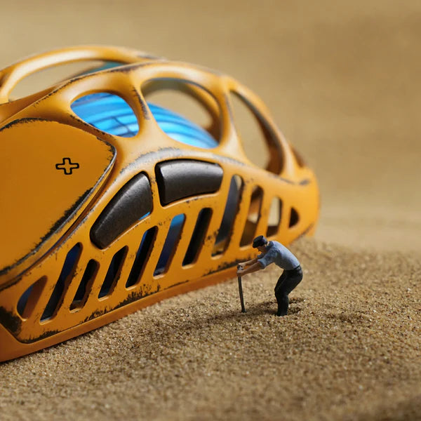 Mouse GRAVASTAR Mercury X & X Pro Edición Especial Battle Worn Yellow