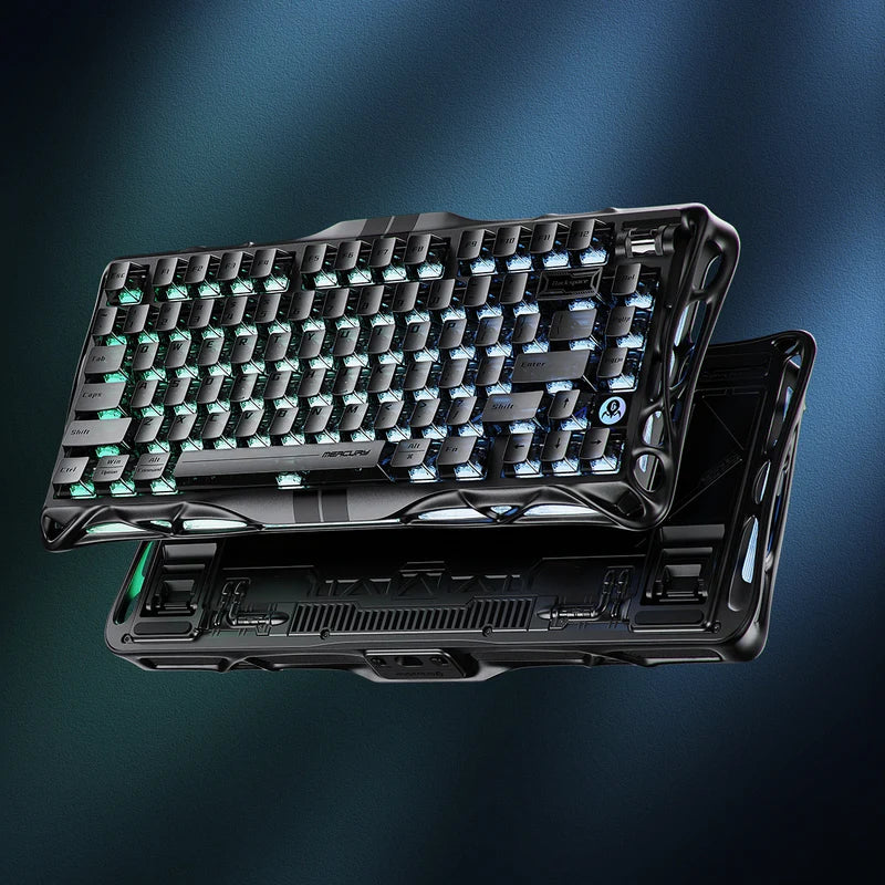 Teclado Magnético Hall Effect GRAVASTAR Mercury V75 Stealth Black