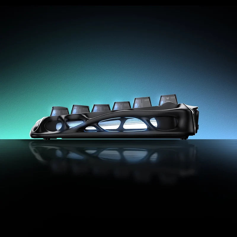 Teclado Magnético Hall Effect GRAVASTAR Mercury V75 Stealth Black
