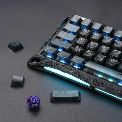 Teclado Magnético GRAVASTAR Mercury V60 Pro Edición Especial Cyber Frost Black