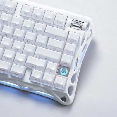Teclado Mecánico GRAVASTAR Mercury K1 Opaline White