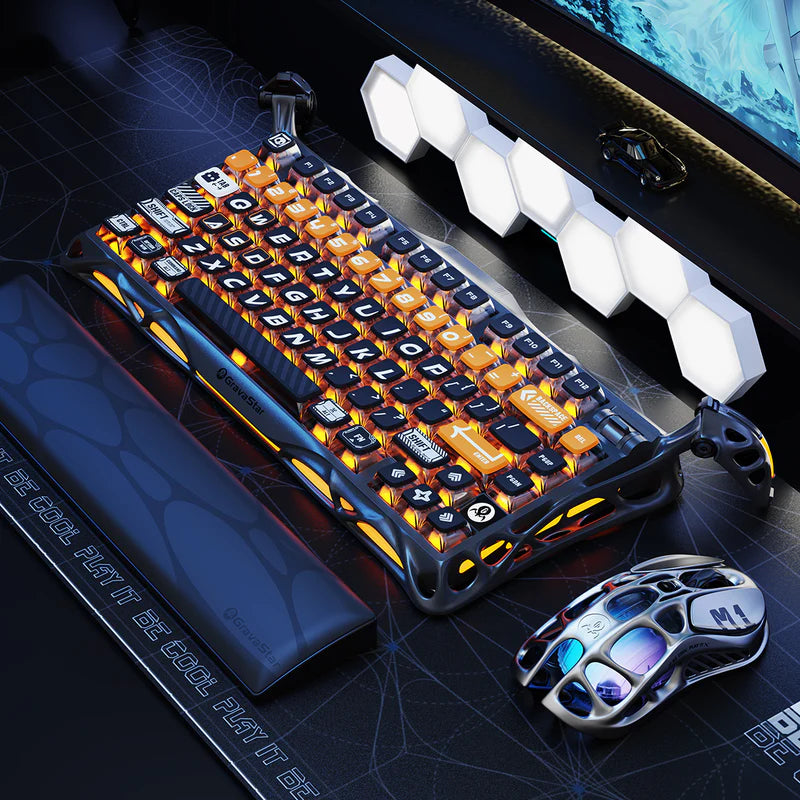 Teclado Mecánico GRAVASTAR Mercury K1 Pro - CyberFlare