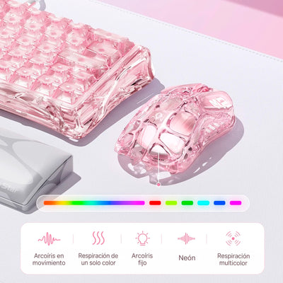 Mouse Gaming GRAVASTAR Mercury M2 Crystal Rose