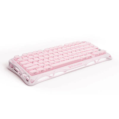 Teclado Mecánico GRAVASTAR Sakura Pink Mercury K1 - Edición Especial