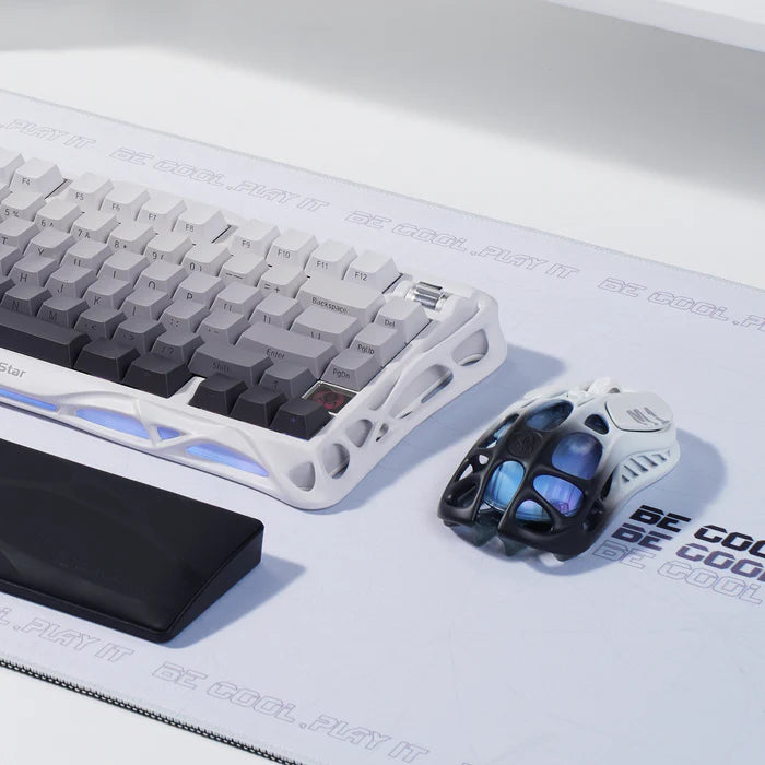 Teclado Mecánico GRAVASTAR Mercury K1 Gradient White