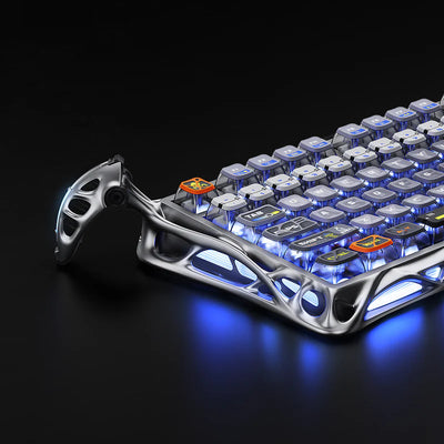 Teclado Mecánico GRAVASTAR Mercury K1 Pro - Interstellar Silver
