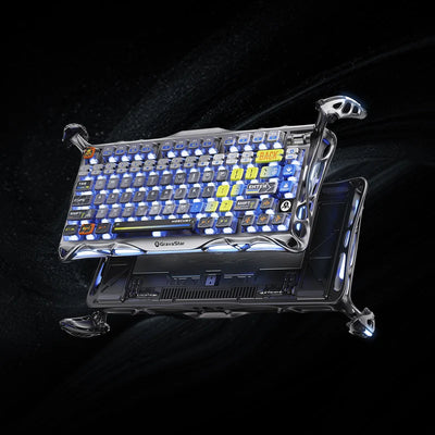 Teclado Mecánico GRAVASTAR Mercury K1 Pro - Interstellar Silver