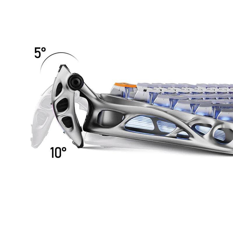 Teclado Mecánico GRAVASTAR Mercury K1 Pro - Interstellar Silver