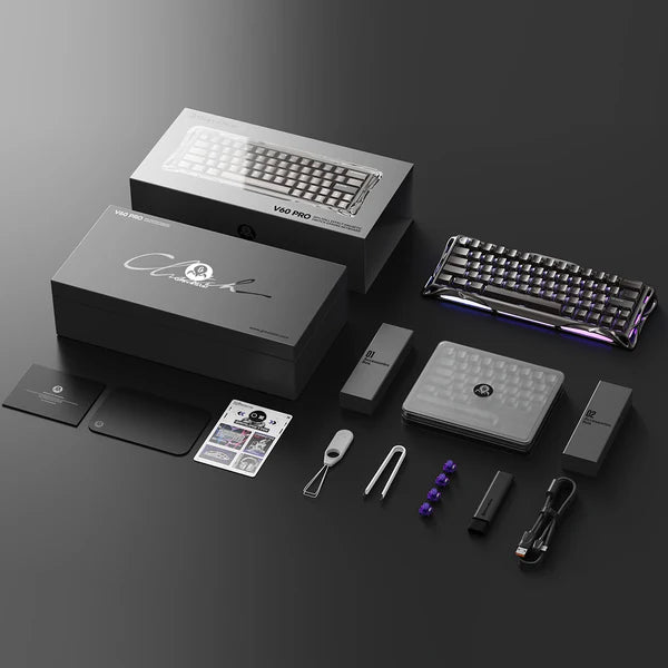 Teclado Magnético GRAVASTAR Mercury V60 Pro Edición Deluxe