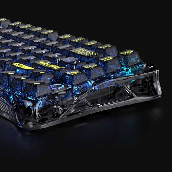 Teclado Mecánico GRAVASTAR Mercury K1 Lite Transparent Black