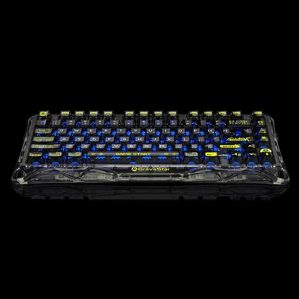 Teclado Magnético GRAVASTAR Mercury K1 Lite Transparent Black