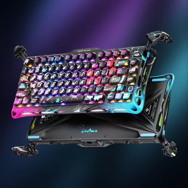 Teclado Magnético GRAVASTAR Mercury V75 Pro Edición Especial Neon Graffiti