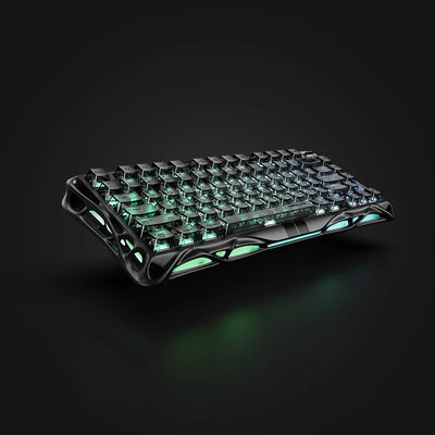 Teclado Magnético Hall Effect GRAVASTAR Mercury V75 Stealth Black