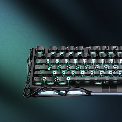 Teclado Magnético Hall Effect GRAVASTAR Mercury V75 Stealth Black