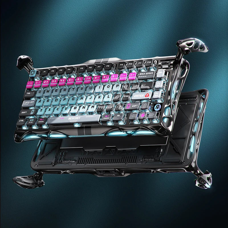 Teclado Magnético GRAVASTAR Mercury V75 Pro Cyberpunk