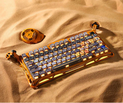 Teclado Mecánico GRAVASTAR Mercury K1 Pro Edición Especial Battle-Worn Yellow