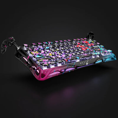 Teclado Magnético GRAVASTAR Mercury V75 Pro Edición Especial Neon Graffiti