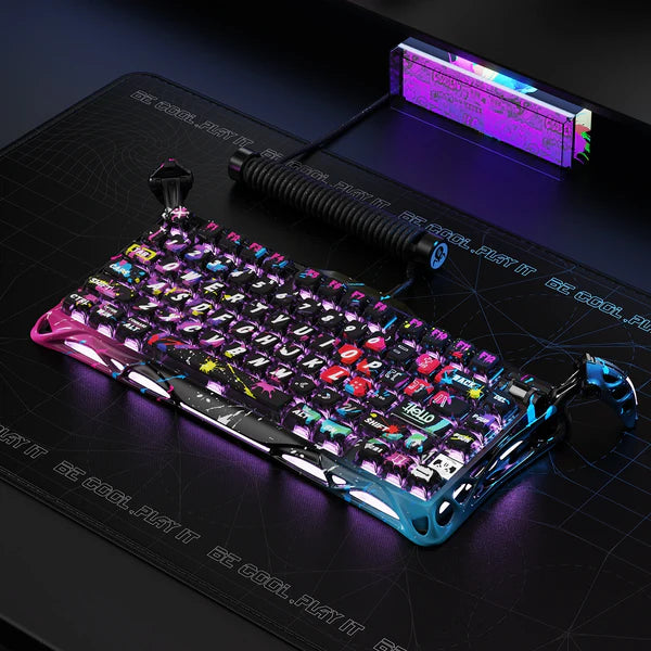 Teclado Magnético GRAVASTAR Mercury V75 Pro Edición Especial Neon Graffiti