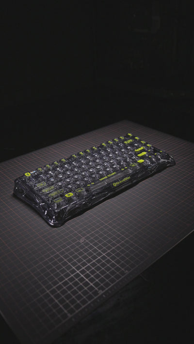 Teclado Mecánico GRAVASTAR Mercury K1 Lite Transparent Black